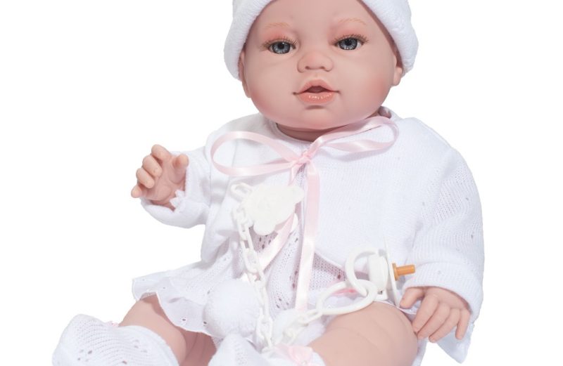 Luxusná detská bábika-bábätko Berbesa Terezka 43cm