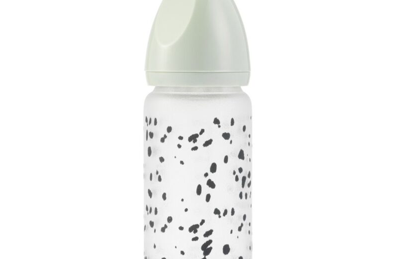 Skleněná kojenecká láhev Elodie Details – Dalmatian Dots